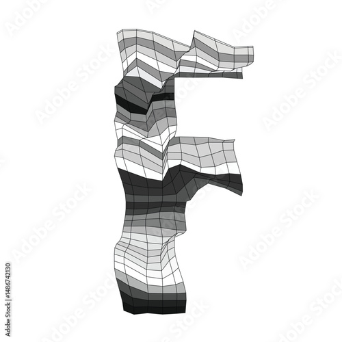 Stone Glyphs - Letter F