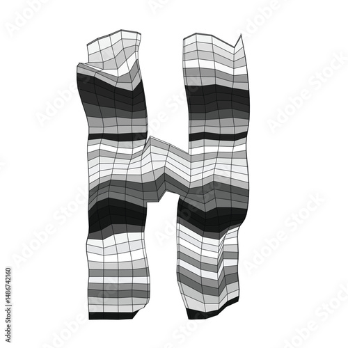 Stone Glyphs - Letter H