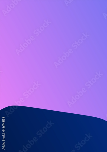 Elegant Purple Blue Gradient Abstract Background Design