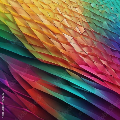 abstract colorful background with triangles