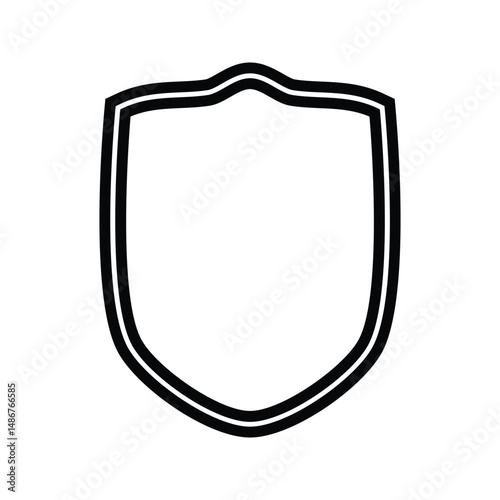 Shield Icon. Protect Security Sign Vector.