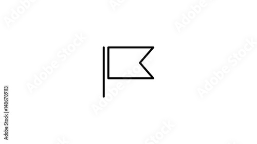 Flag icon animation. Flag icon.