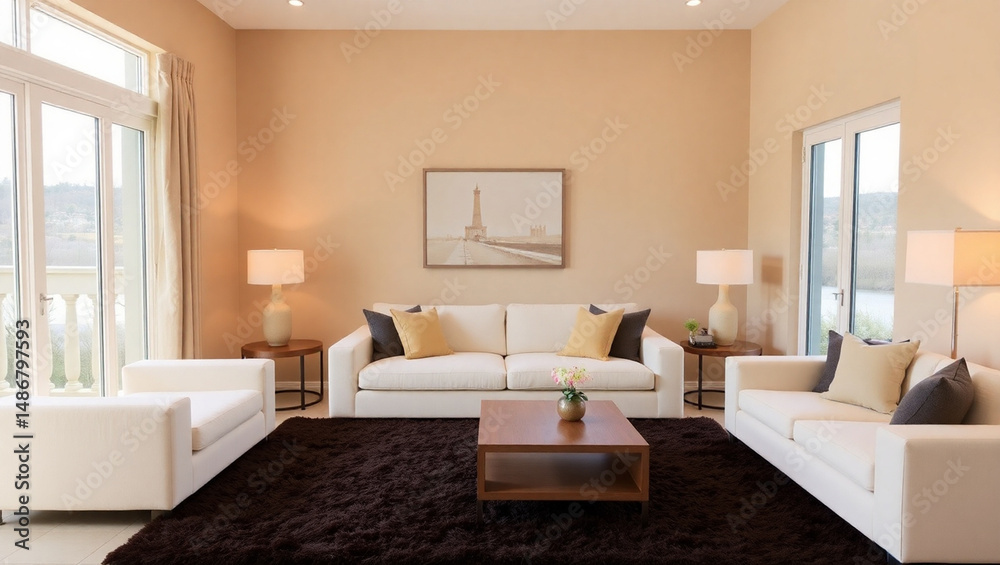 modenr living room with a fireplace blank frame photo modenr living room with a fireplace blank frame photo