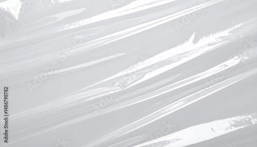 Semi-Transparent White Plastic Bag Background with Subtle Gloss
半透明の白いビニール袋素材のやさしい光沢背景