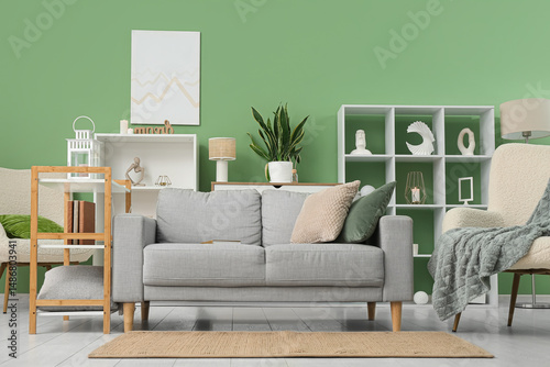 Modern living room interior...