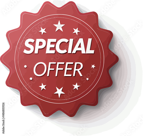 Bright red badge reading 'Special Offer' designed to attract attention.