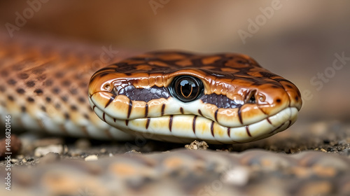 Close up of eastern brown snake