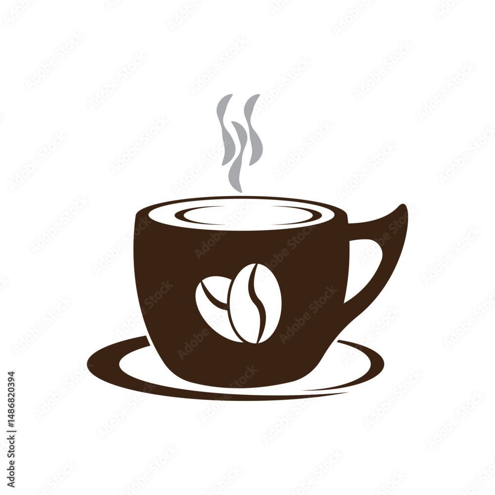 Obraz premium Coffee Glass Icon