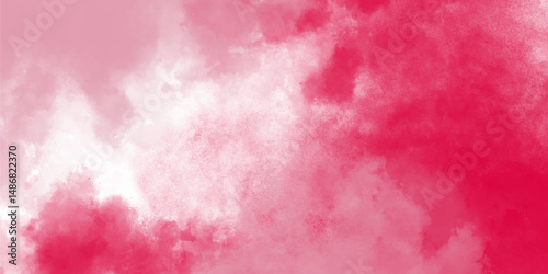 Abstract Mint Bluesky Watercolor background, Illustration. cloudy Minty sky background with clouds, beautiful abstract color pink texture background on white surface granite.