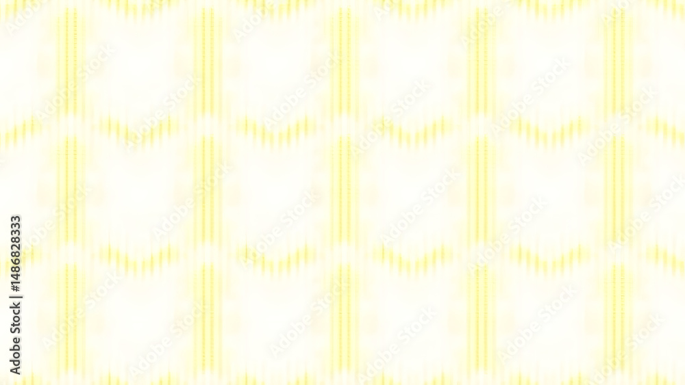 Fototapeta premium Bold yellow and navy zigzag on white, baby-safe high-contrast pattern for sensory play and learning.