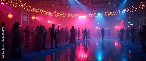 Transform Your Prom Night Photography: Capture Enchanting Illumination and Vibrant Hues with Premium Stock Imagery for Sophisticated Events