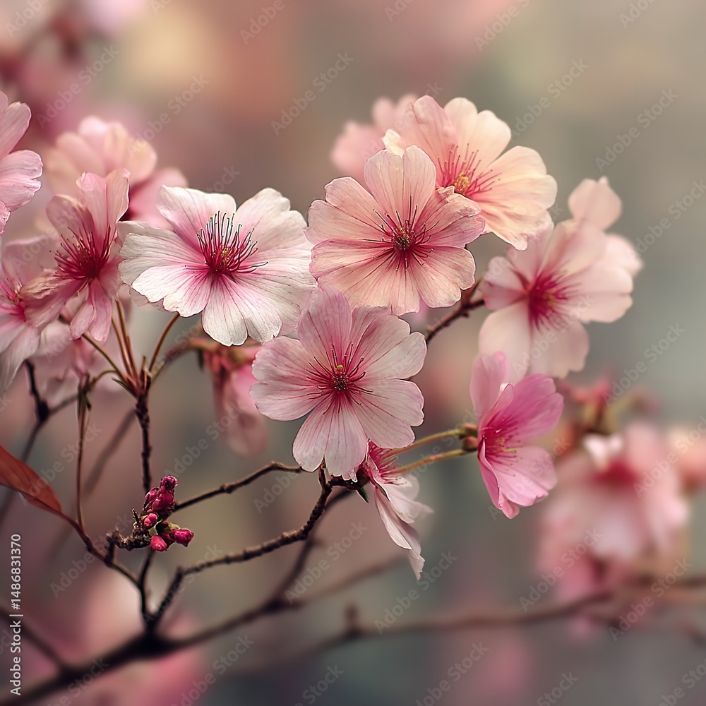 Obraz premium pink flower