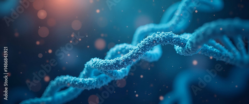 Modern wallpaper background featuring abstract visual motifs inspired by next gen gene therapies with expansive empty space for data overlay supporting innovative therapeutic research and advanced gen