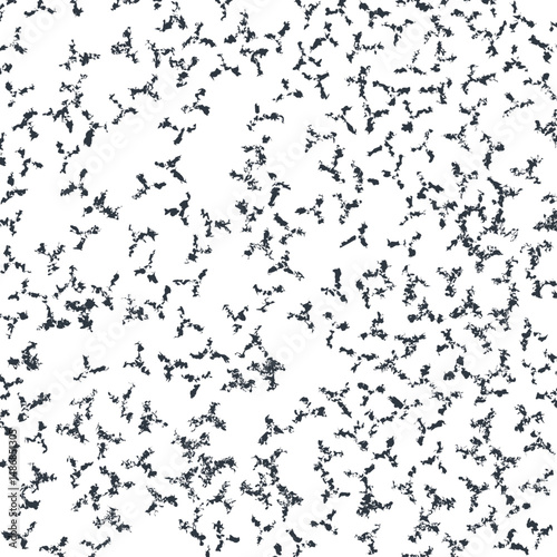 Dirty noisy texture in the form of a scattering of spots.