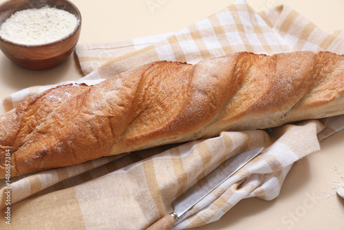 Freshly baked french baguet...