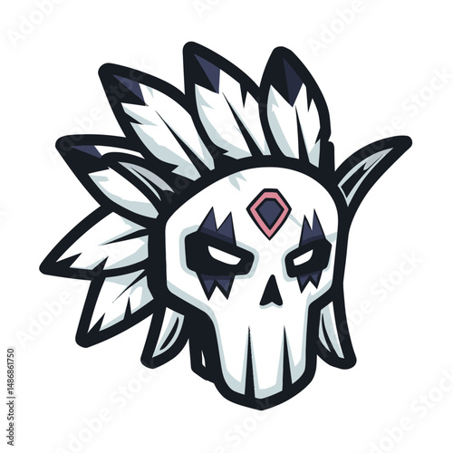 Skull characters with burning hair and angry looks in flaming themed cartoon vector illustration best for fire motifs games and edgy artwork