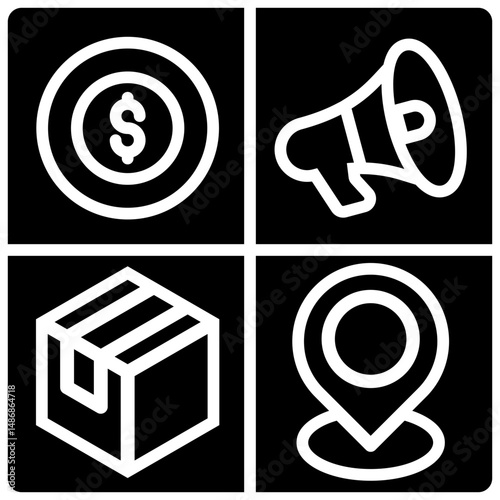 Marketing Mix Icon