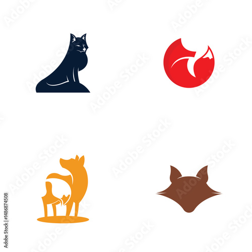 Fox logo template