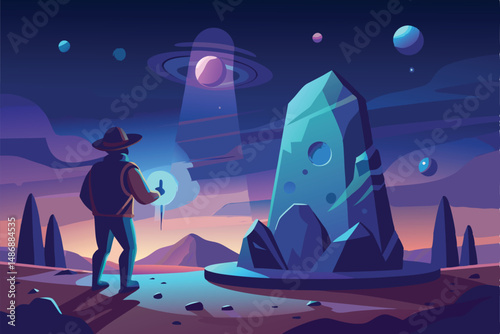 Space Explorer Witnesses the Marvel of Extraterrestrial Encounter