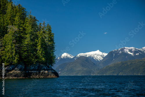 Εκτύπωση καμβά Seascape in knight inlet Canada