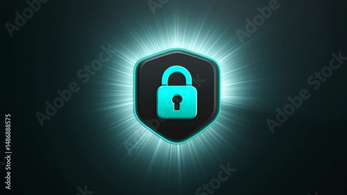 keyhole icon with lock and security symbol for safe access and protection photo