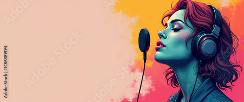 Elevate Your Podcast with Stunning Art: Explore Creative Digital Illustrations, Bold Typography, and Artistic Imagery for Compelling Brand Narratives in Photo Stock Concepts