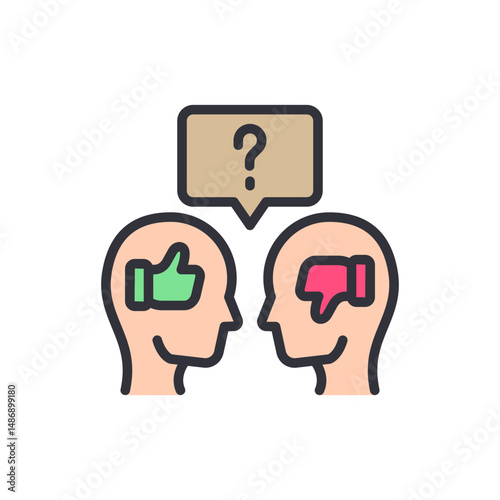 Conflicting Perspectives And Questioning Through Divergent Opinions