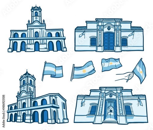 Ilustraciones de la cultura Argentina