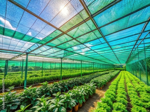 Panoramic Greenhouse Shading Net: Sun Protection for Plants