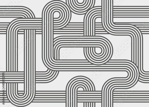 Seamless Abstract Border Pattern – Dark Gray Accent. Neutral and sophisticated, perfect for backgrounds, business design, and minimalist visual content.