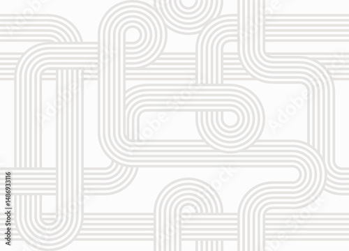 Seamless Abstract Border Pattern – Light Gray Accent. Ideal for subtle, clean design needs like branding, layout backgrounds, and stationery.