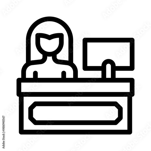 help desk line icon