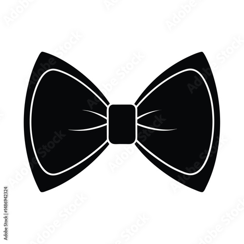 bow vector silhoutte