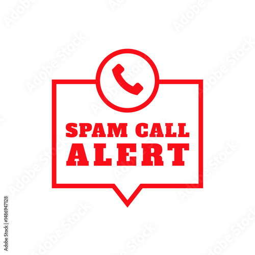 unknown scam call alert caution background