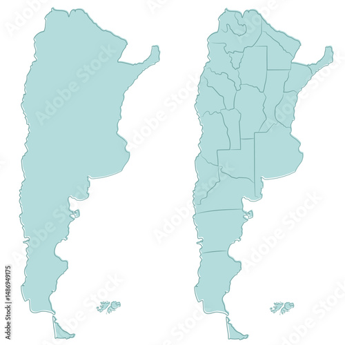 Mapa Argentina y sus provincias