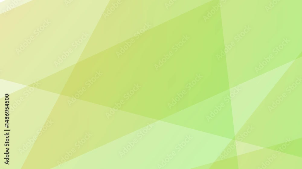 Soft green abstract background with polygonal shapes
