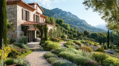 Mediterranean Villa: A Picturesque Landscape in Southern France