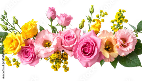 bouquet of colorful roses