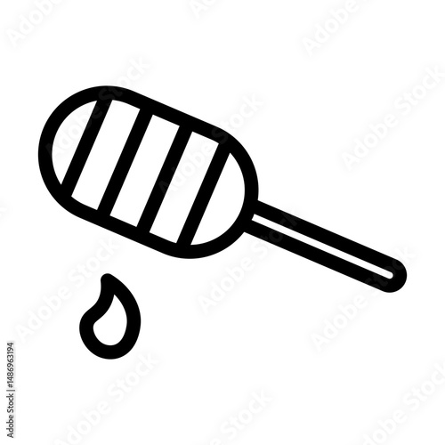 honeycomb line icon