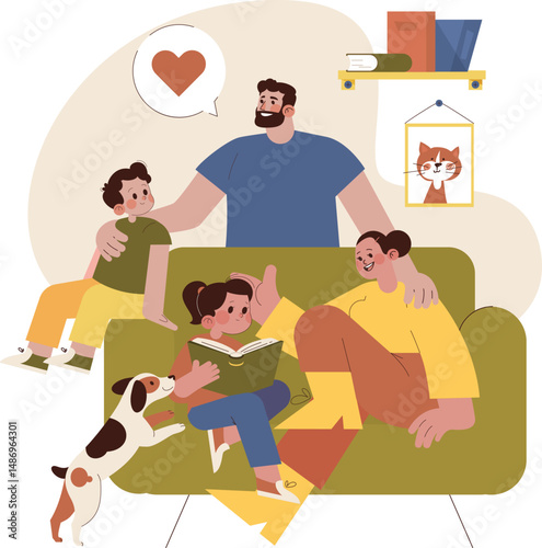 family enjoy