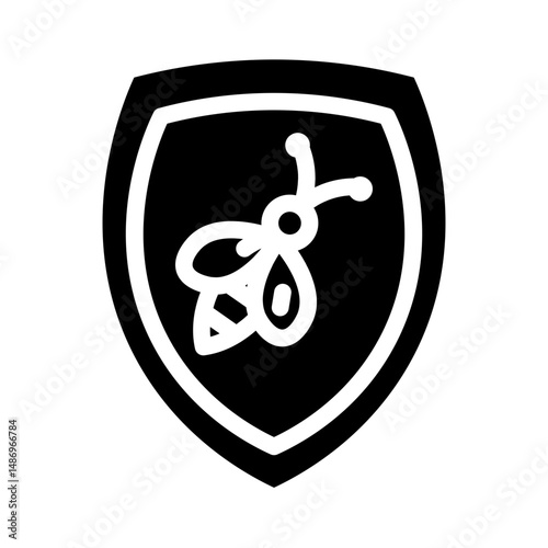 bee glyph icon