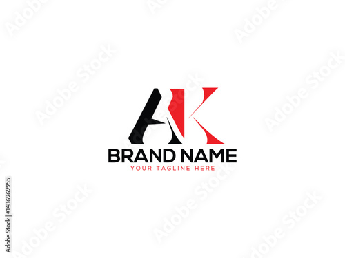 AK LKetter Logo design Vector Art, Icons, and Graphics	