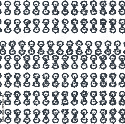 A noisy texture with distorted large shapes that resemble chain details.