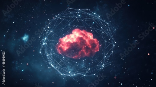 Cosmic Networked Entity in Space
