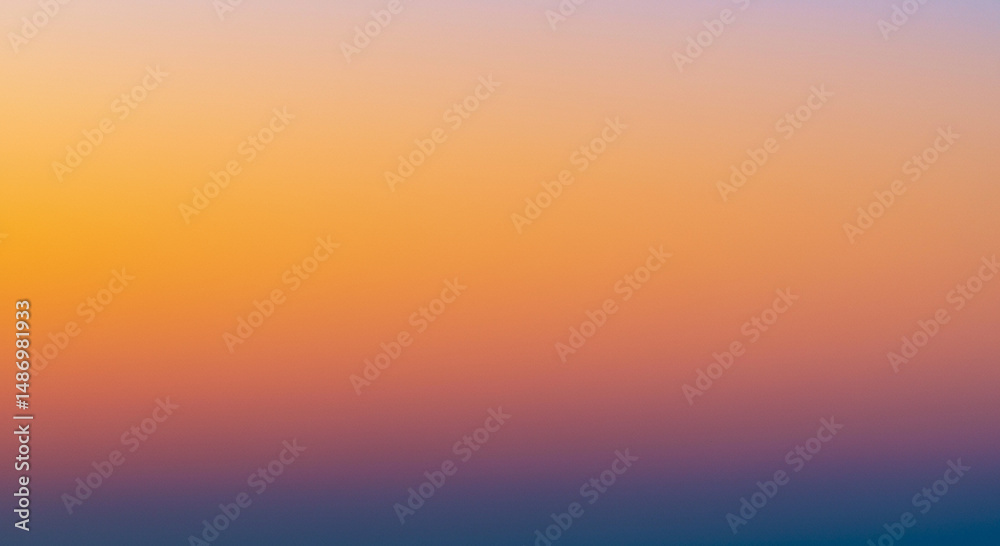 Naklejka premium Subtle blend of amber radiance and dusky violet tranquility, creating a soft and ethereal canvas of harmonious color transitions