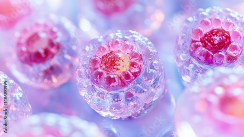 Abstract Raspberry Cells in  Science