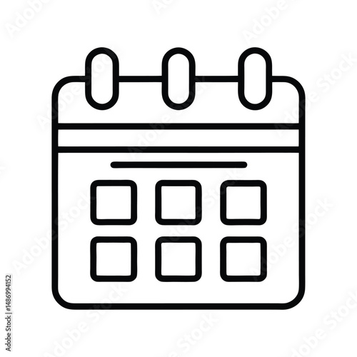 Large Office Wall Calendar in Bright Room