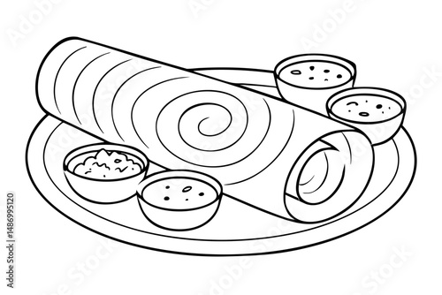 Dosa a Traditional South Indian Fermented Crepe