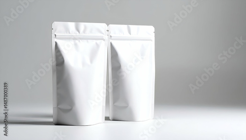 Minimalist coffee bag mockup showcasing sleek packaging ideal for specialty or artisanal coffee brands.
