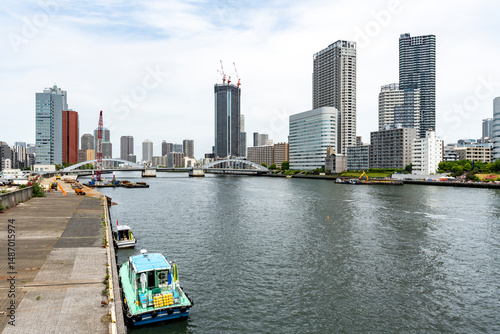 東京中央区勝どきの風景